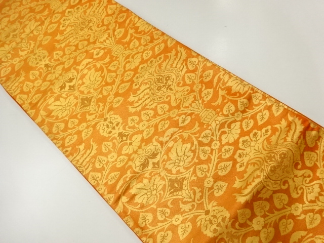 JAPANESE FUKURO OBI / WOVEN FLORAL SARASA